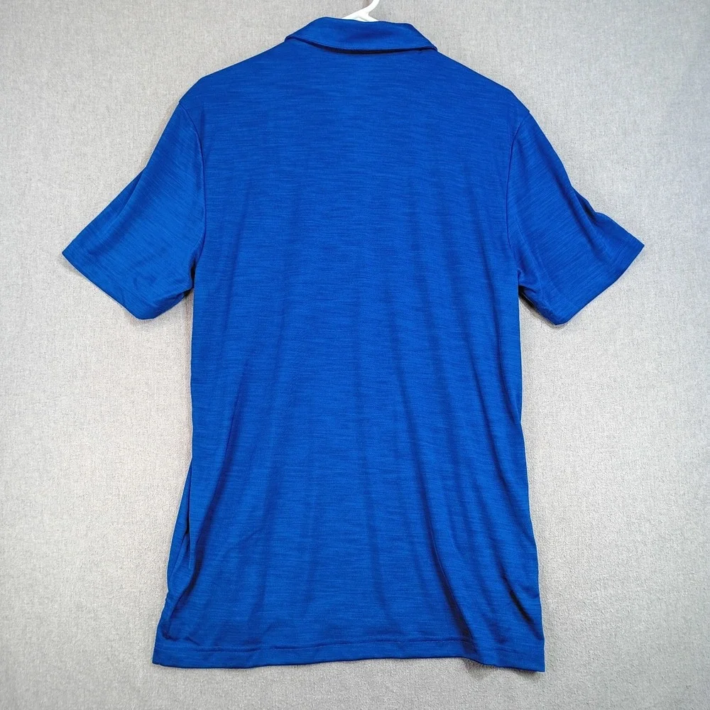 Adidas Golf Polo Mens M Blue Performance Shirt The Randy Logo NWT Charity Event